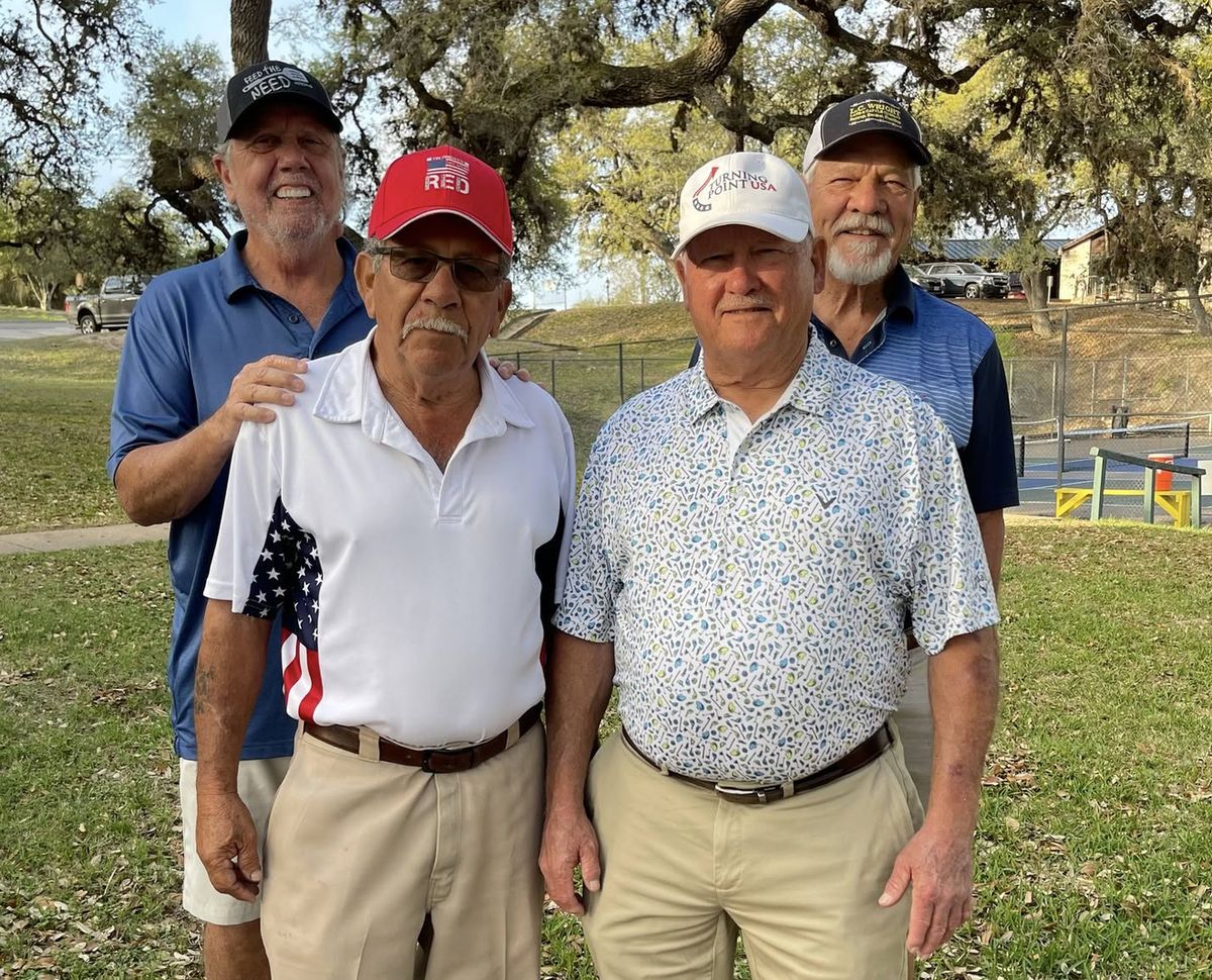 Golf tournament foursome