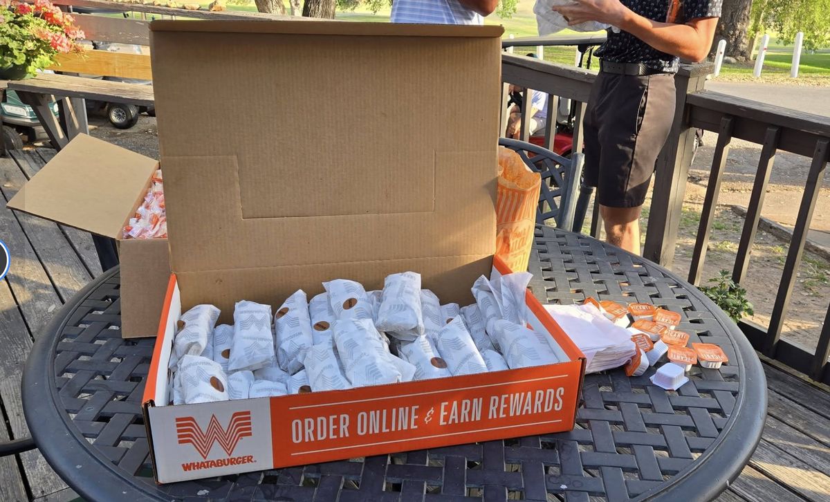 Whataburger breakfast tacos for tournament golfers